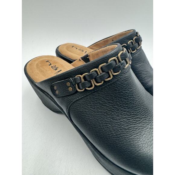 Halsa CHLOE Women's NEW Dress Slip On Shoe Black Leather US Size 6 Medium - Picture 3 of 11